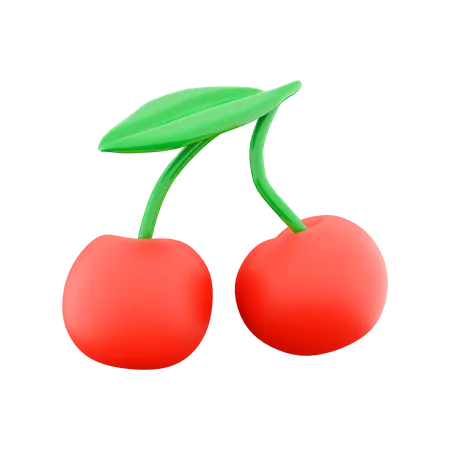 Cherries  3D Icon