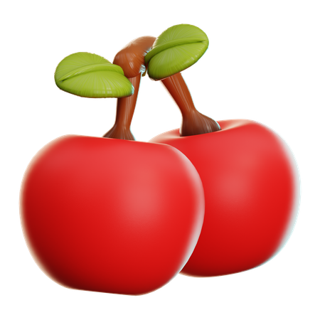 Cherries  3D Icon