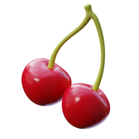 Cherries  3D Icon