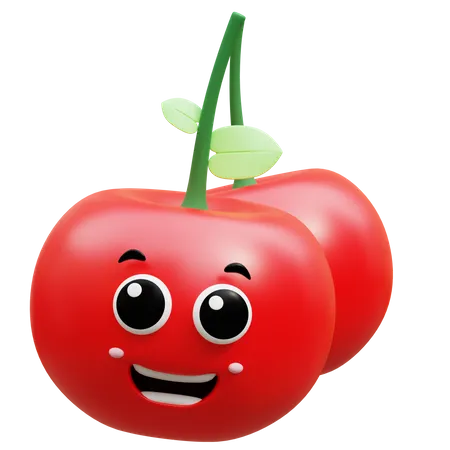 Cherry  3D Icon