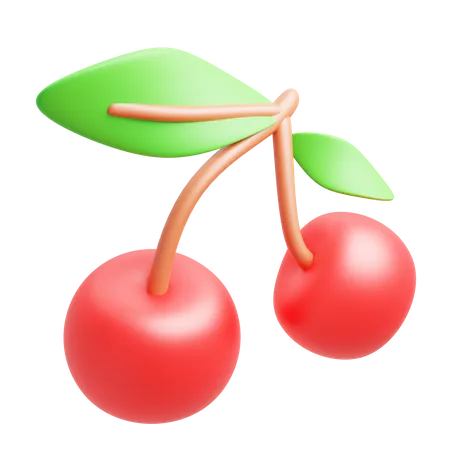 Cherry  3D Icon