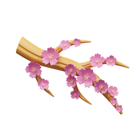 Cherry Blossom  3D Icon