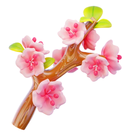 Cherry Blossom  3D Icon