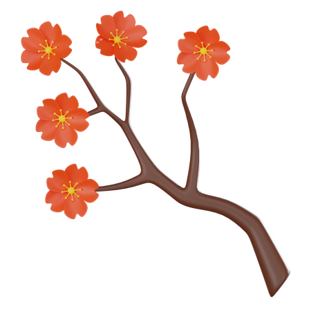 Cherry Blossom  3D Icon