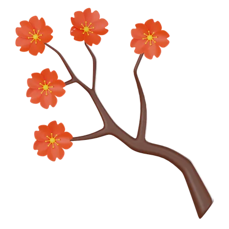 Cherry Blossom  3D Icon