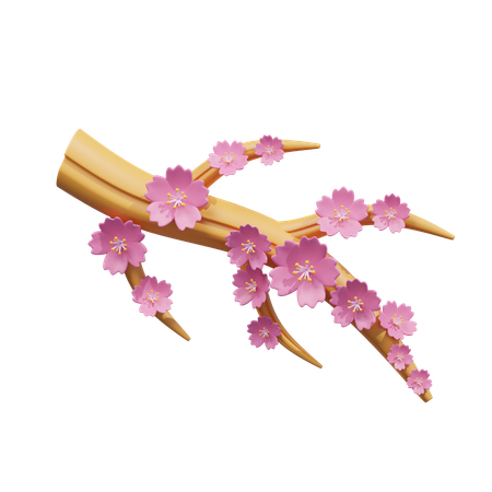 Cherry Blossom  3D Icon