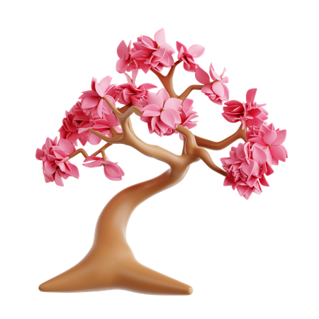 Cherry Blossom Tree  3D Icon