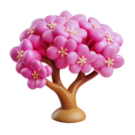 Cherry Blossom Tree  3D Icon