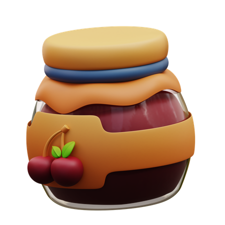 Cherry Jam  3D Icon