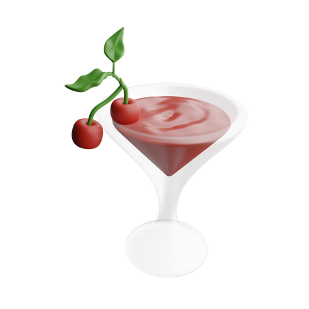 Cherry juice  3D Icon