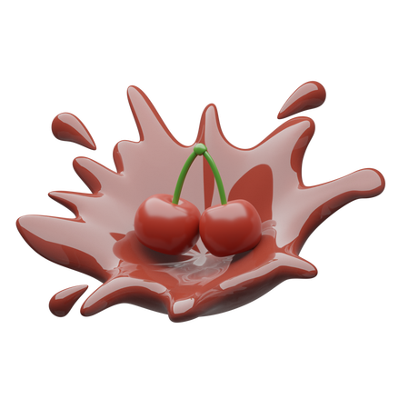 Cherry juice  3D Icon