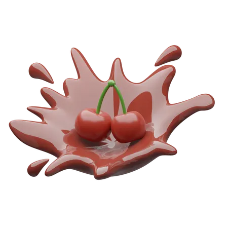 Cherry juice  3D Icon