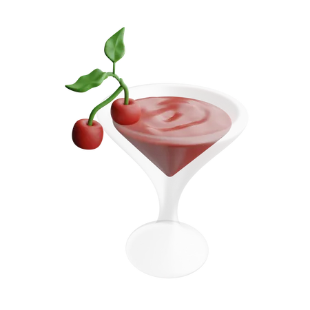 Cherry juice  3D Icon