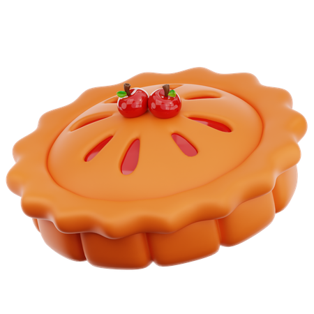 Cherry Pie  3D Icon