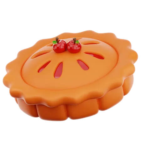 Cherry Pie  3D Icon