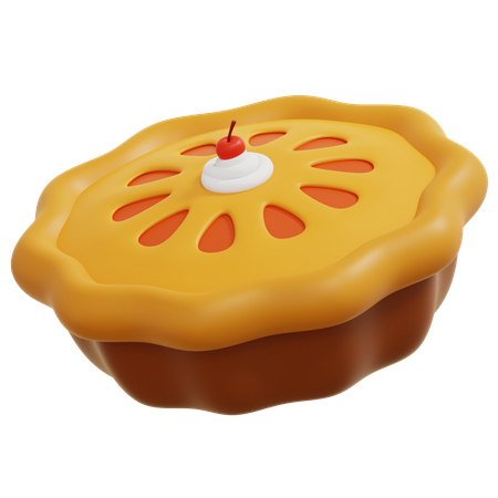 Cherry Pie  3D Icon