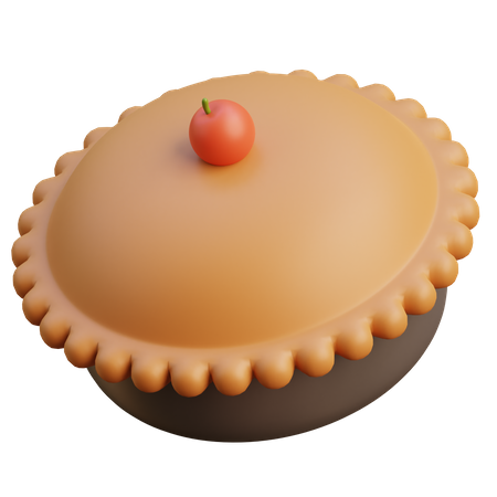Cherry Pie  3D Icon