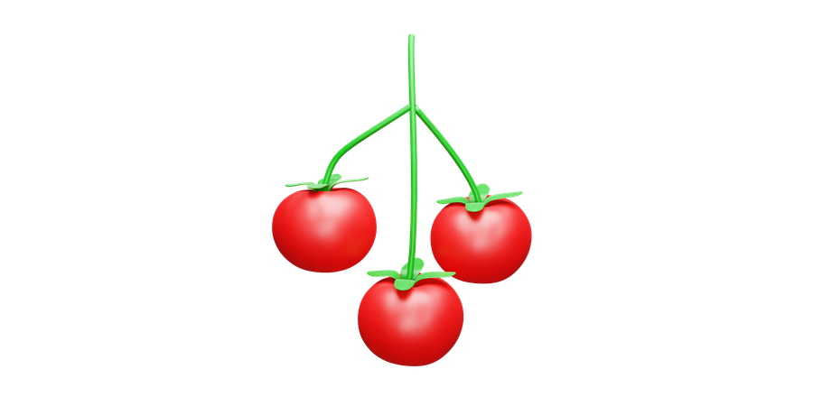 Cherry Tomatoes  3D Icon