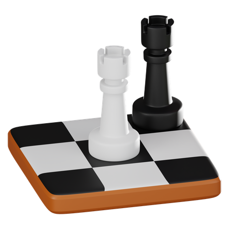 チェス盤  3D Icon