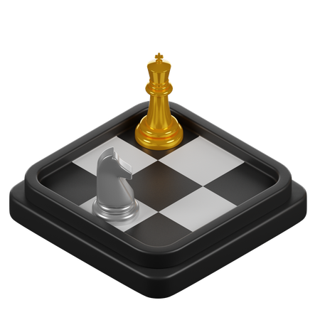 Chess Board  3D Icon