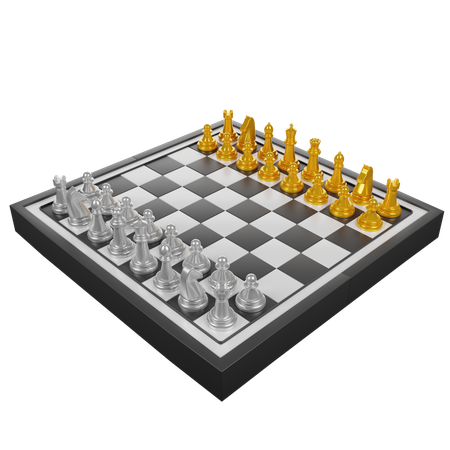 Chess Board  3D Icon