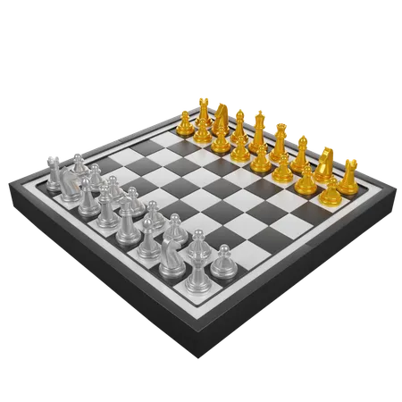 Chess Board  3D Icon