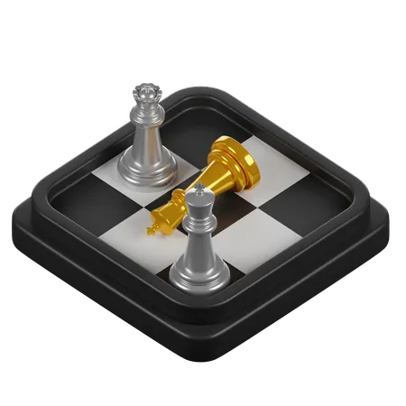 Chess Board  3D Icon