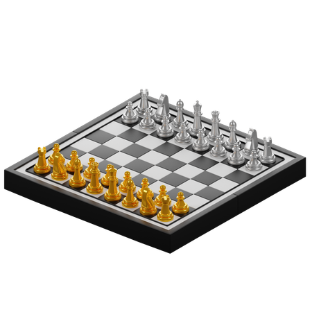 Chess Board  3D Icon