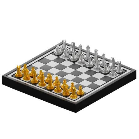 Chess Board  3D Icon
