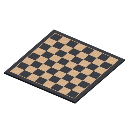 Chess Board  3D Icon