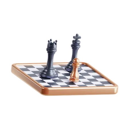 Chess Board  3D Icon