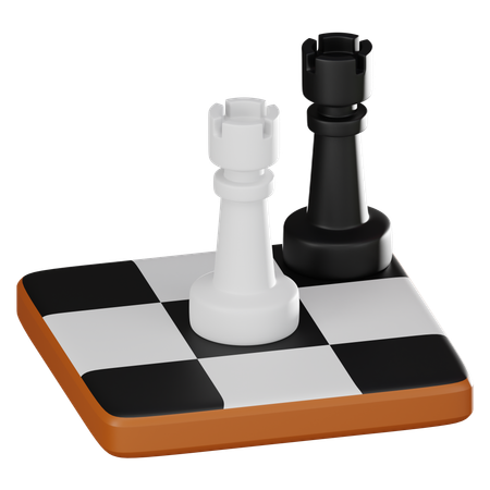 Chess Board  3D Icon