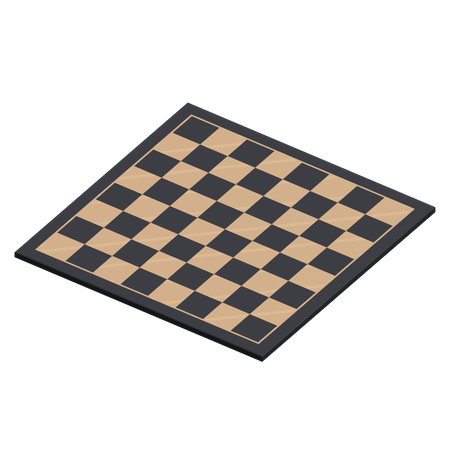 Chess Board  3D Icon