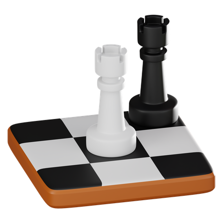 Chess Board  3D Icon