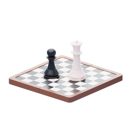 Chess Board Game  3D Icon