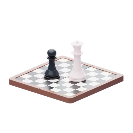 Chess Board Game  3D Icon