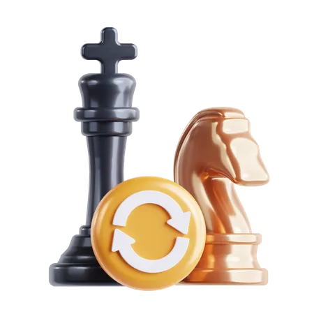Chess Castling  3D Icon