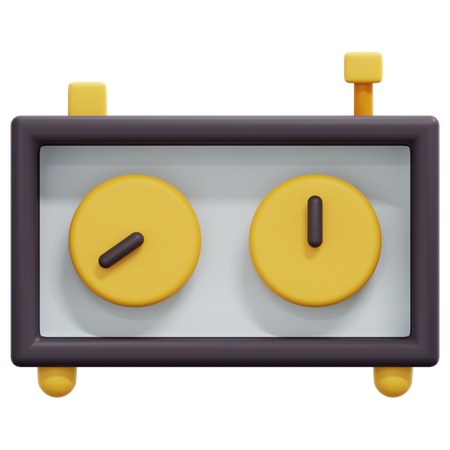 Chess Clock  3D Icon