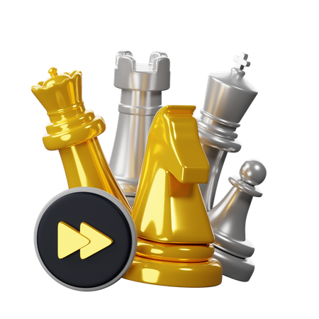 Chess Fast Forward  3D Icon