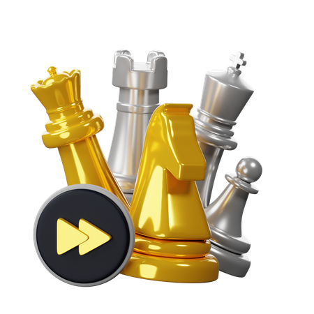 Chess Fast Forward  3D Icon