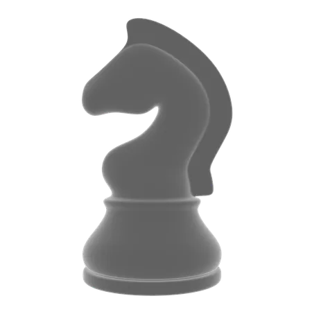 Chess Horse Abstract  3D Icon