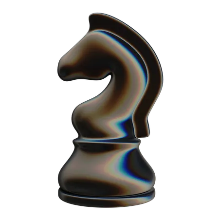 Chess Horse Abstract  3D Icon