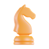 3d chess horse