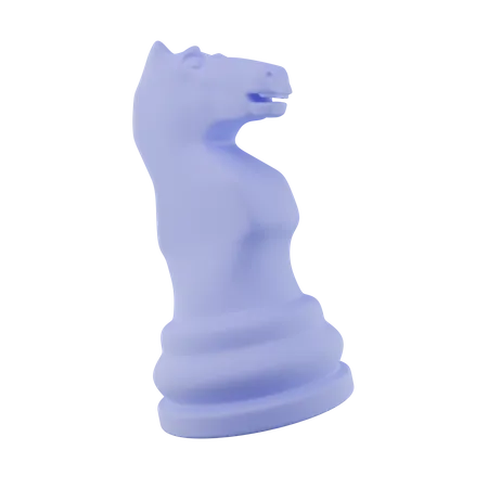 Chess horse strategy  3D Icon