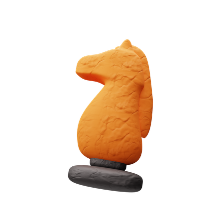 Chess Knight  3D Icon