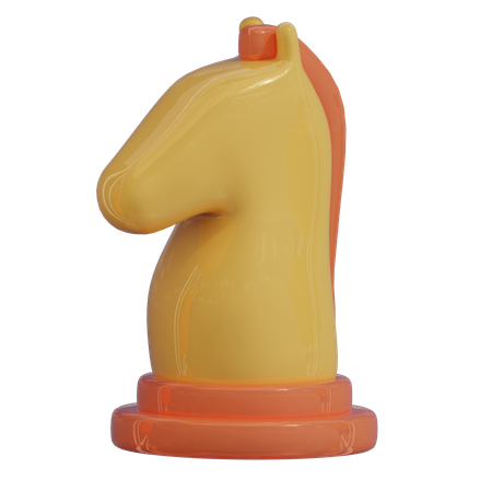 Chess Knight Strategy  3D Icon