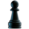 3d chess pawn illustration