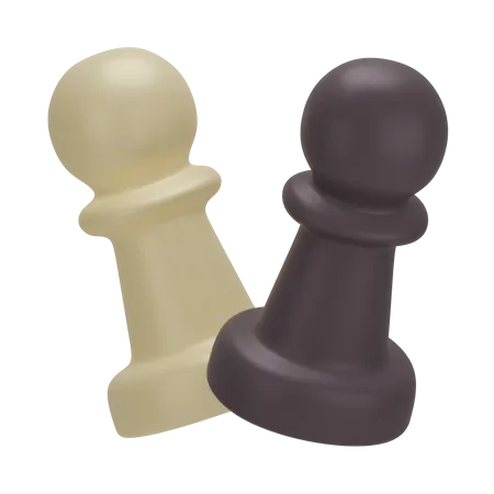 Chess Pawn 3 D Board Game 3D Icon
