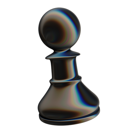 Chess Pawn Abstract  3D Icon