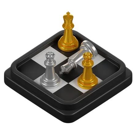 Chess Piece Board  3D Icon